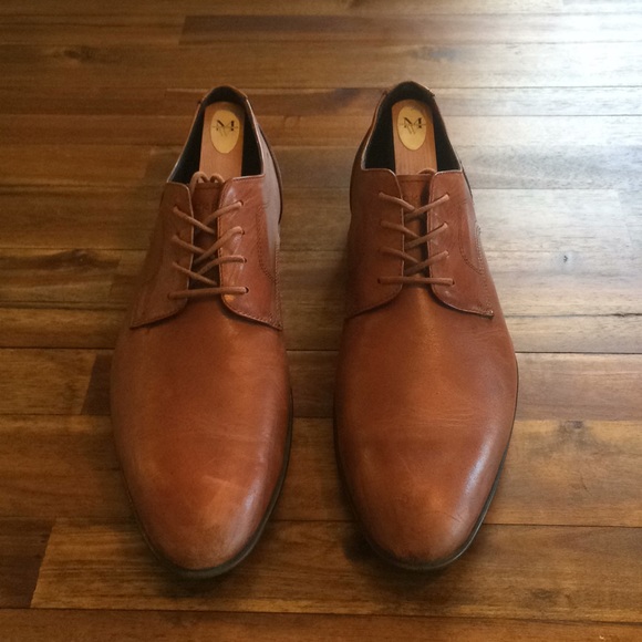 Rockport British Tan Brogue Style Dress Shoe - Picture 2 of 5